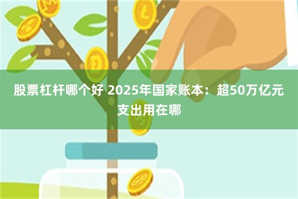 股票杠杆哪个好 2025年国家账本：超50万亿元支出用在哪